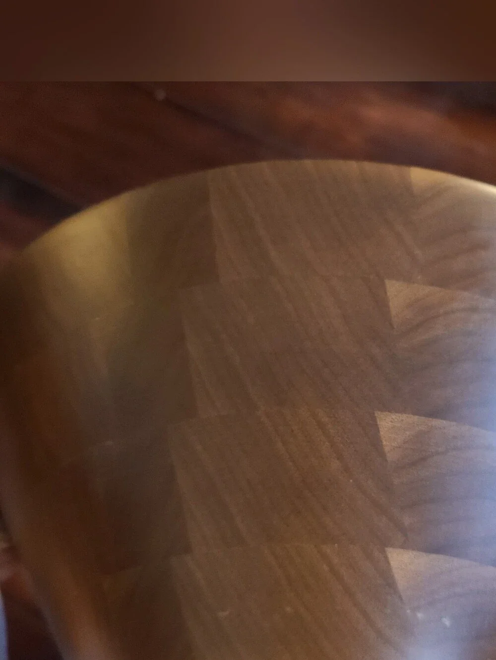 Vintage Mid-Century Quality Heirloom Solid Walnut Wood Salad Bowl 12